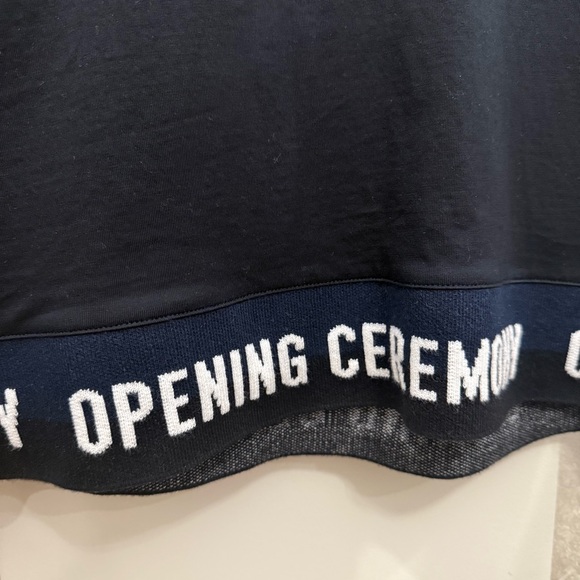 Opening Ceremony Crew Neck Cropped Shirt - Picture 3 of 6